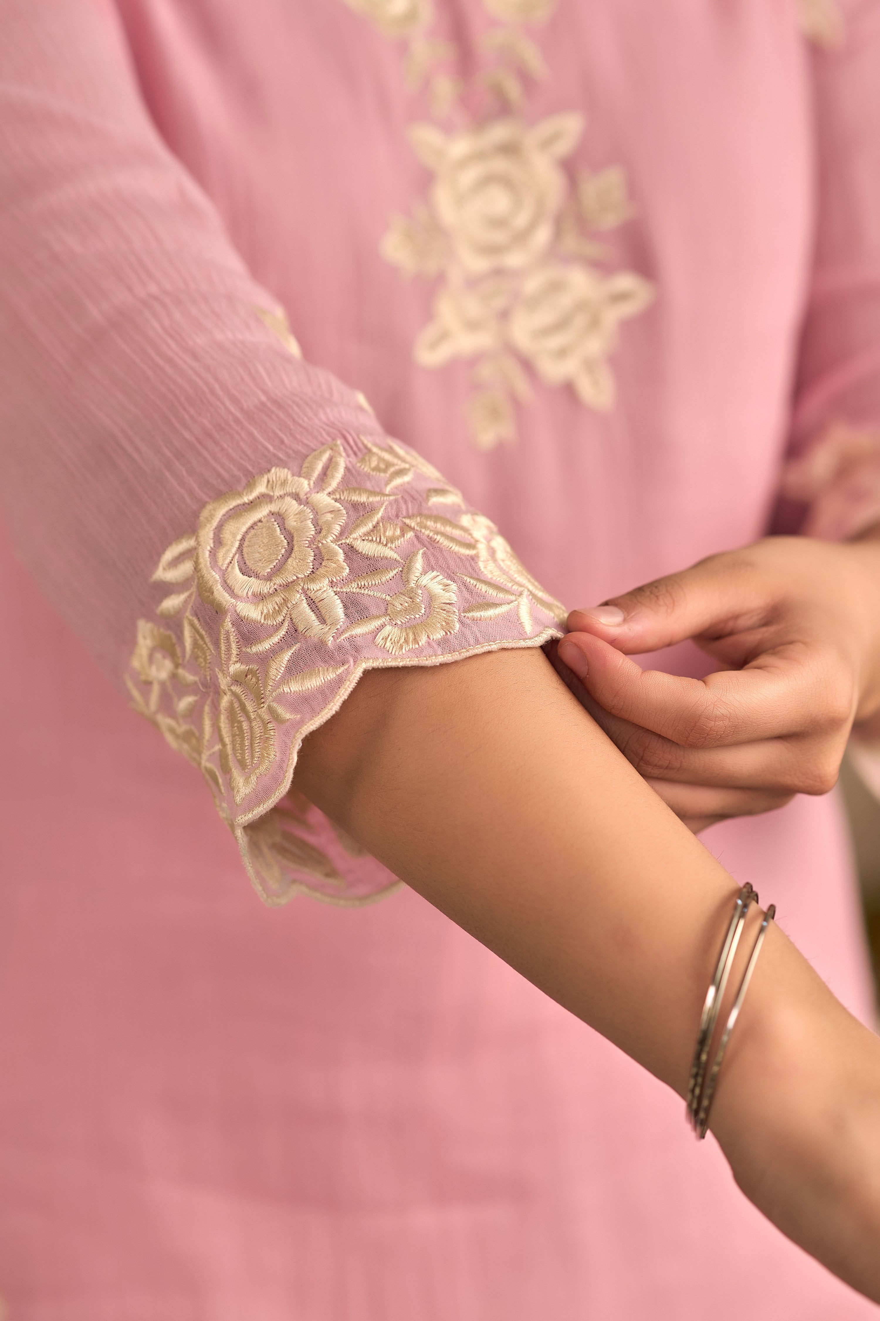 Blush Petal Suit Set