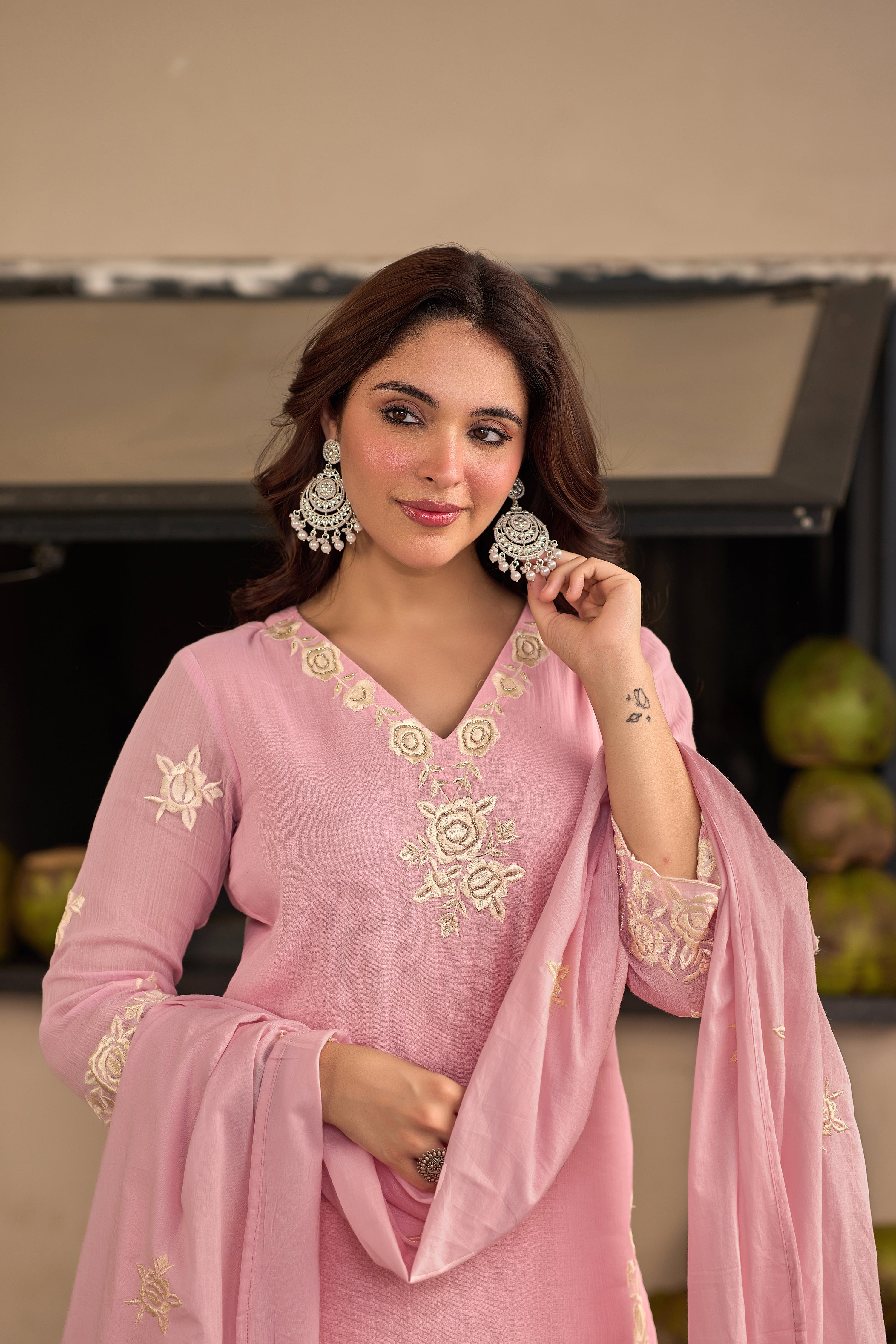 Blush Petal Suit Set