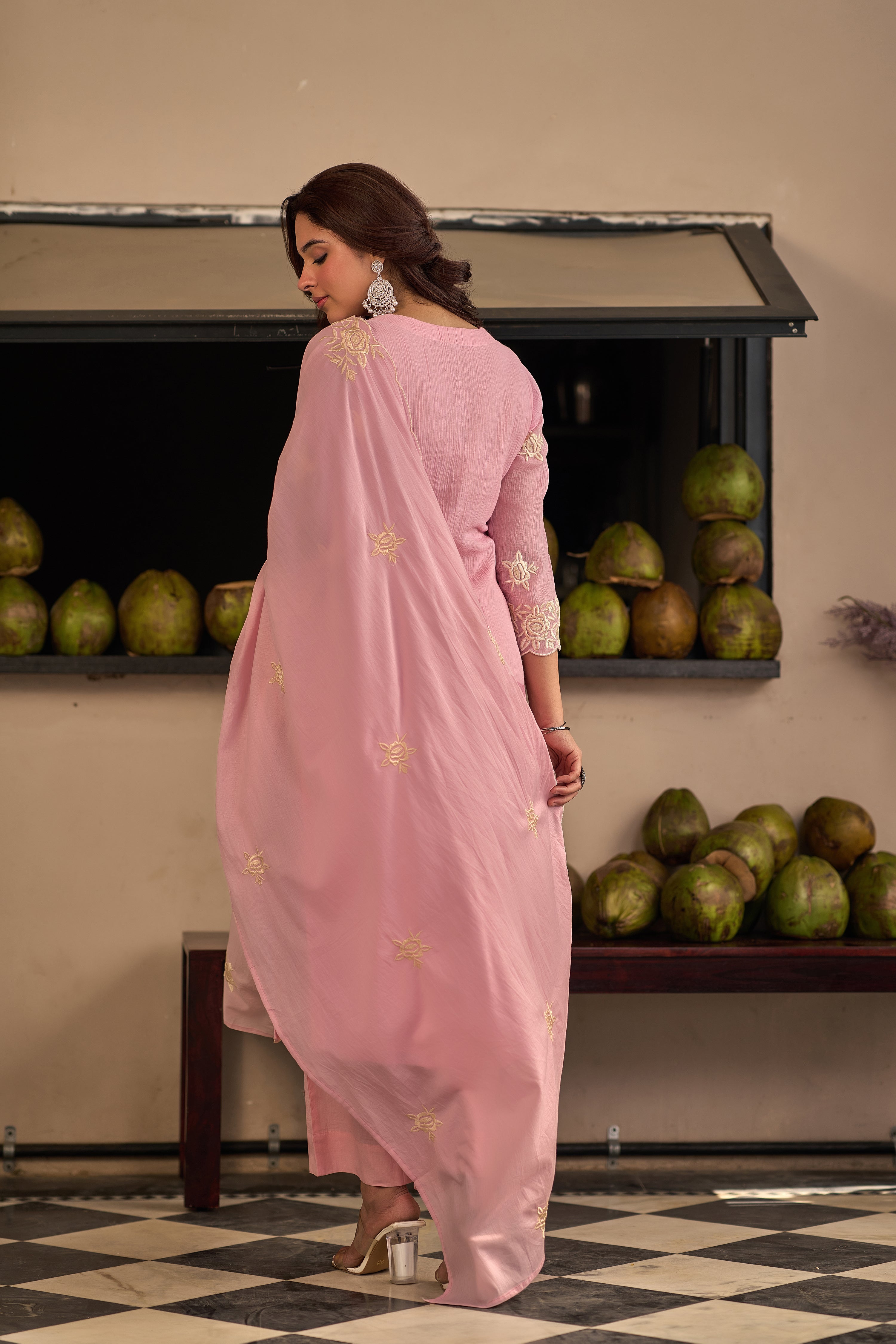 Blush Petal Suit Set