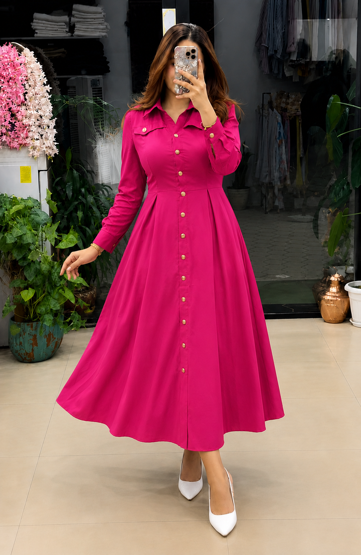 Women's Premium Rayon Printed Dress | Soft & Comfortable Casual Wear